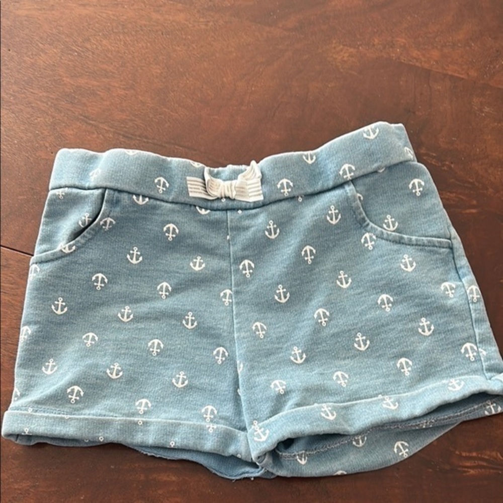 Tommy Bahama Blue Anchor Print Kids Shorts